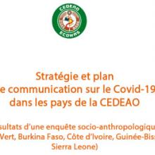 Stratégie et plan de communication sur le Covid-19 dans les pays de la CEDEAO