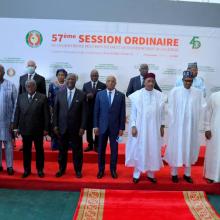 The 57th Ordinary Session of the ECOWAS Authority of Heads of State and Government in Niamey, Niger. September 2020