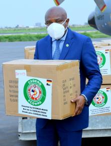 DG delivering Covid-19 medical goods and equipment