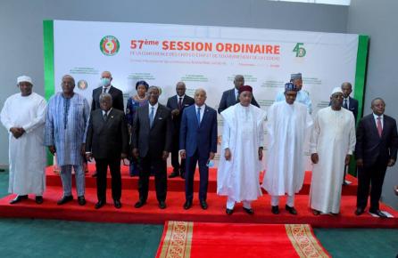 The 57th Ordinary Session of the ECOWAS Authority of Heads of State and Government in Niamey, Niger. September 2020